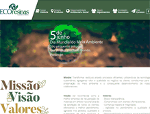 Tablet Screenshot of ecoresinas.com.br
